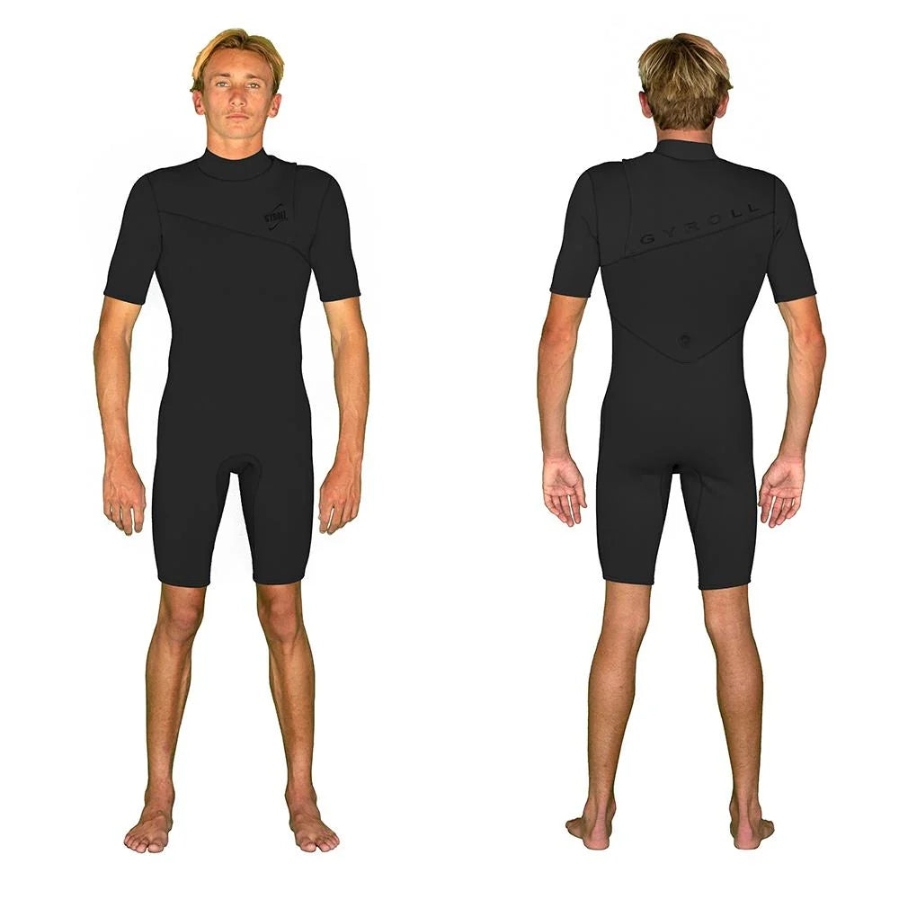 GYROLL PRIMUS 2/2 SHORT SLEEVE SPRING SUIT BLACK