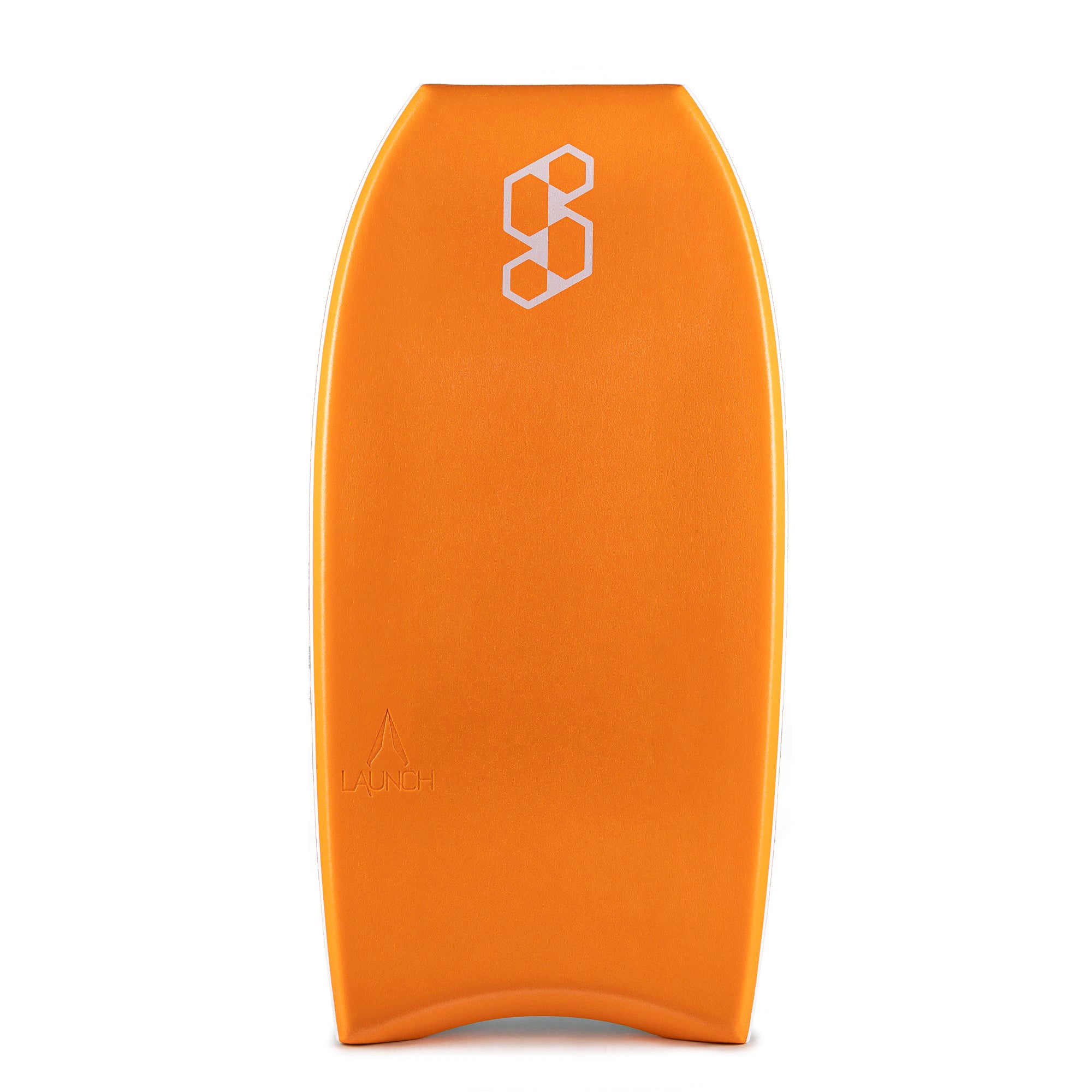 LAUNCH TECH DELTA TAIL BODYBOARD Orange/White/Aqua